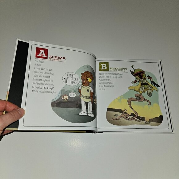 2 Star Wars Hardcover Book Lot Disney OBI-123 ABC-3PO Letters Alphabet Numbers - Picture 8 of 13